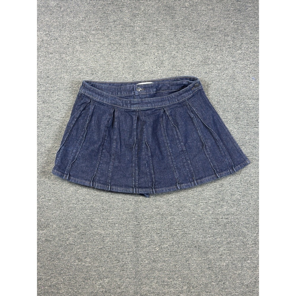 Belle Isle by Torrid Pleated‎ Denim Skort Women's Size 12 (34x4" Inseam)